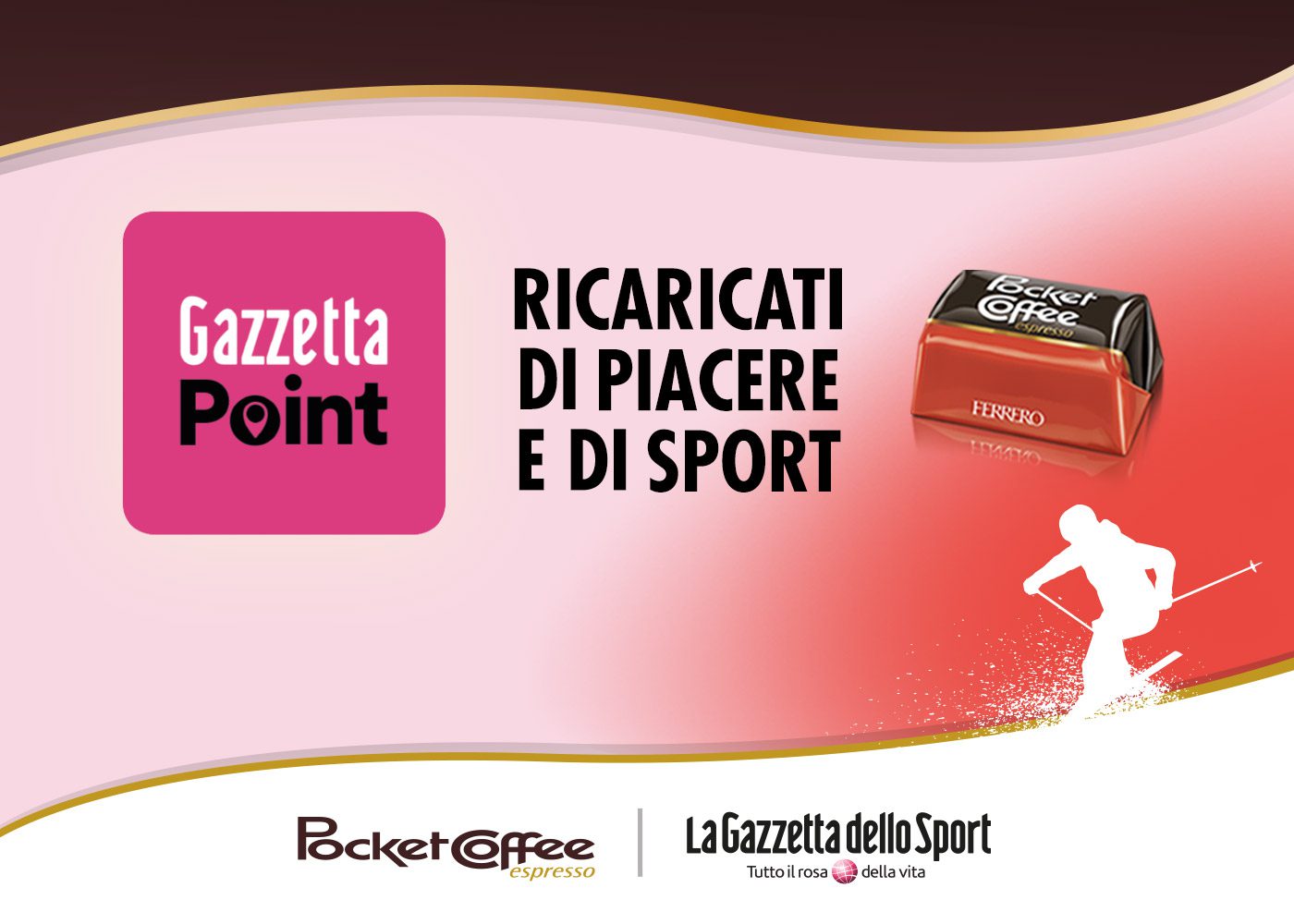 Gazzetta dello Sport e Pocket Coffee sulle Dolomiti con Comunico